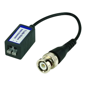 Passive video balun with BNC connector