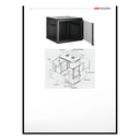 Hikvision 12U Cabinet Dimensional Schematic