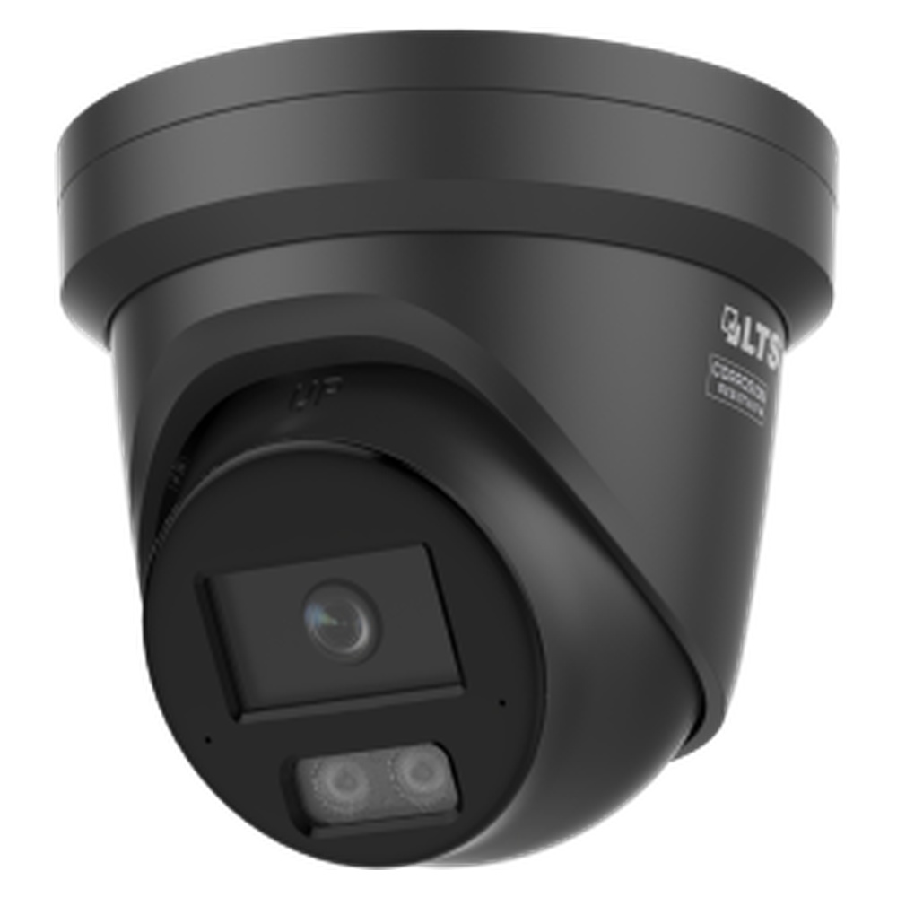 LTS 4 MP AI Color 24/7 Turret Camera (Black)