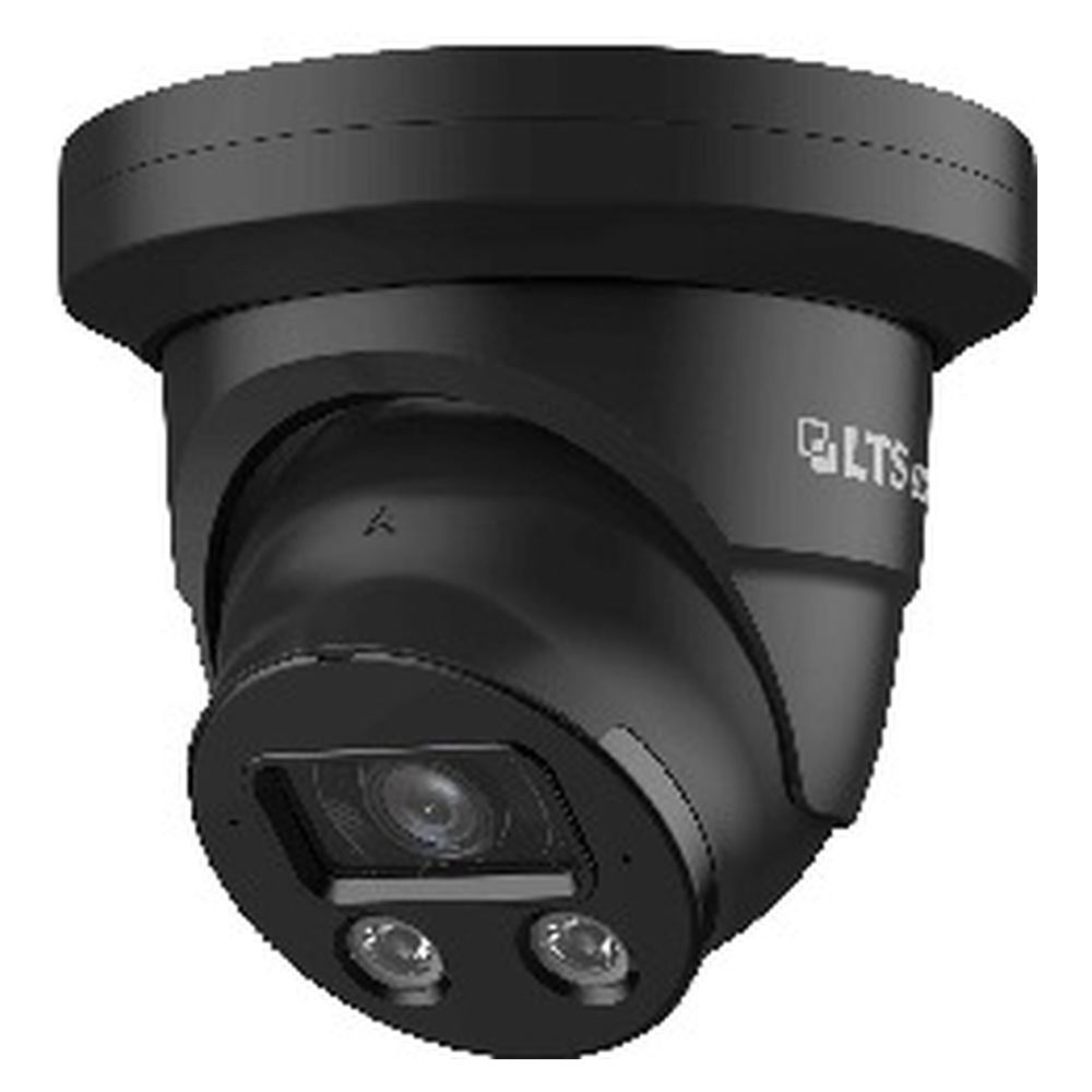 LTS Pro-X Pro-X 8 MP Color 24/7 Fixed Turret IP Camera - Black