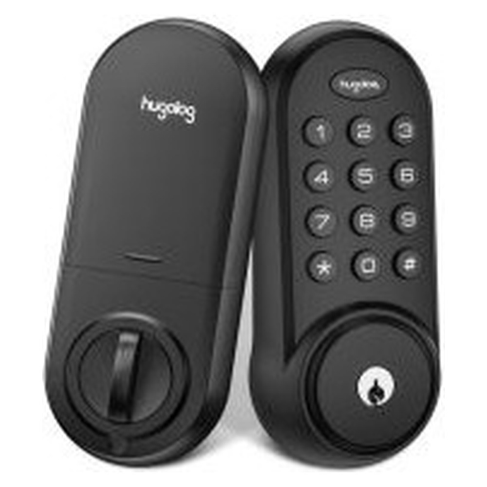 LTS Hugolog Electronic Deadbolt Lock (Black)