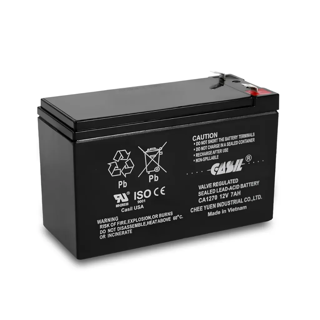 [CASIL CA1270] CASIL CA1270 - 12V 7Ah VRLA (Sealed Lead Acid) Battery
